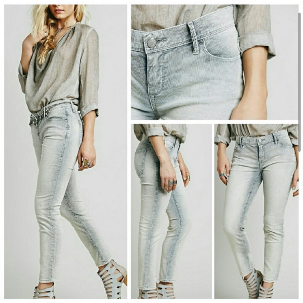 Free People Low Rise Skinny Corduroy Jeans, size 29